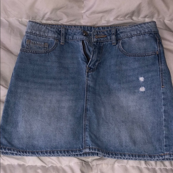 gap kids denim skirt